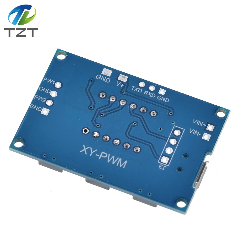 Постоянный ток 5 30V/Micro Usb 5V Мощность независимый генератор PWM 2 канала