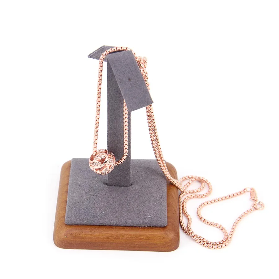 Цепочка из розового золота с бусинами циркония ожерелье бисера лозой 2020