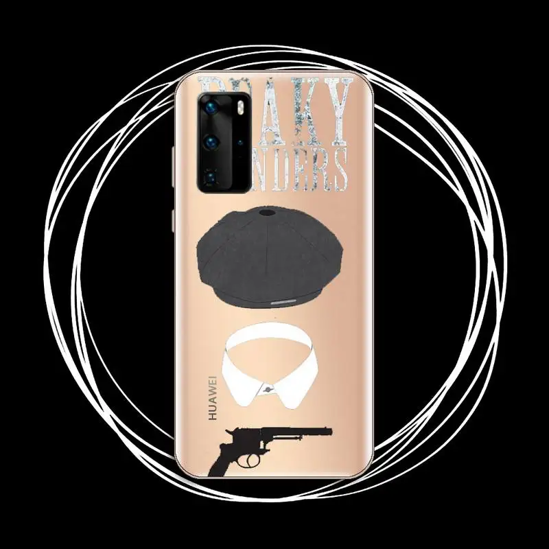 

Peaky Blinders Thomas Phone Case Transparent for Huawei P20 P30 P40 honor 8 10i P smart 2019 Samsung A71 A21S S10 20 plus