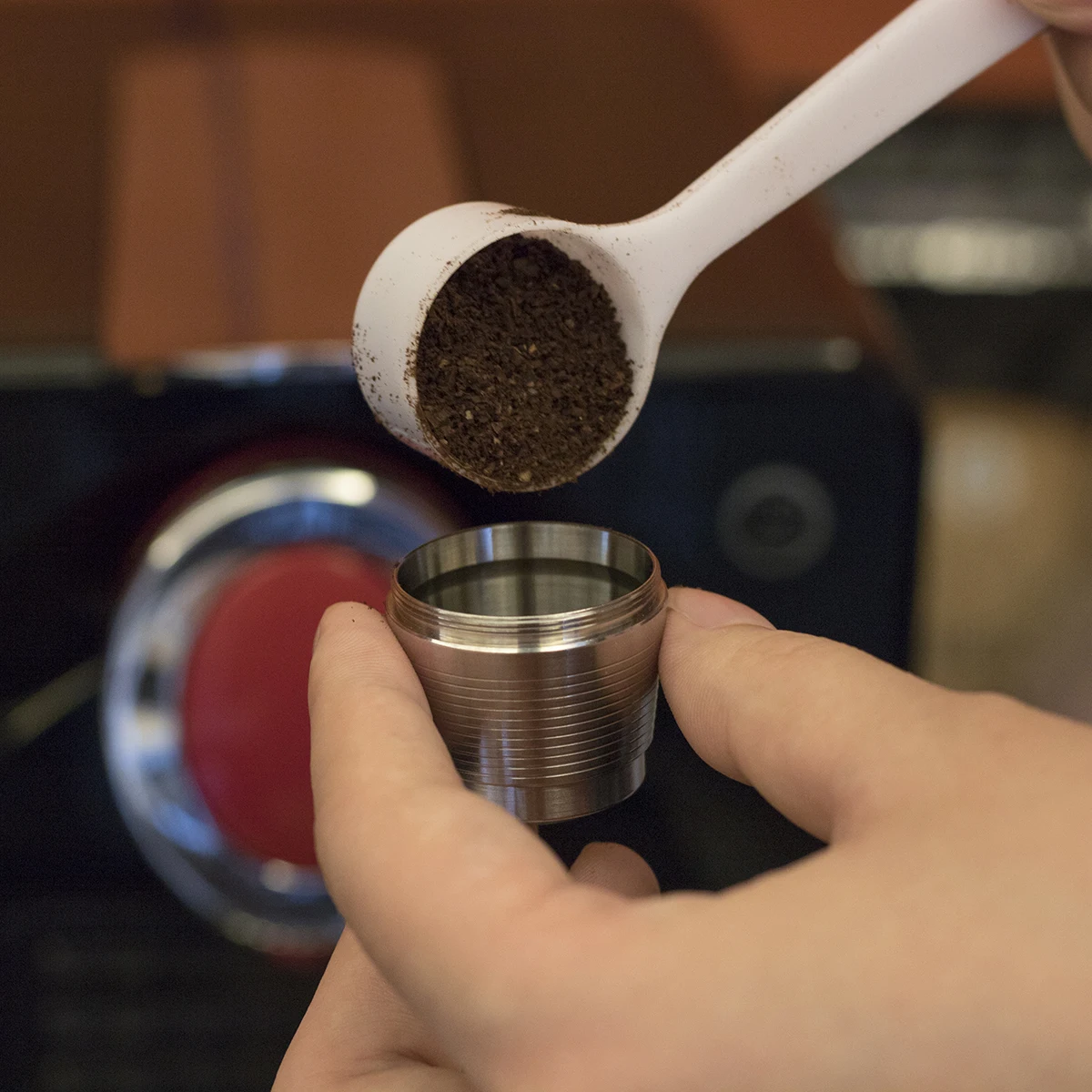 Многоразовые Пустые капсулы Nespresso из нержавеющей стали, многоразовый капсула, перезаряжаемый неоспоримый Кофе Pod Taza