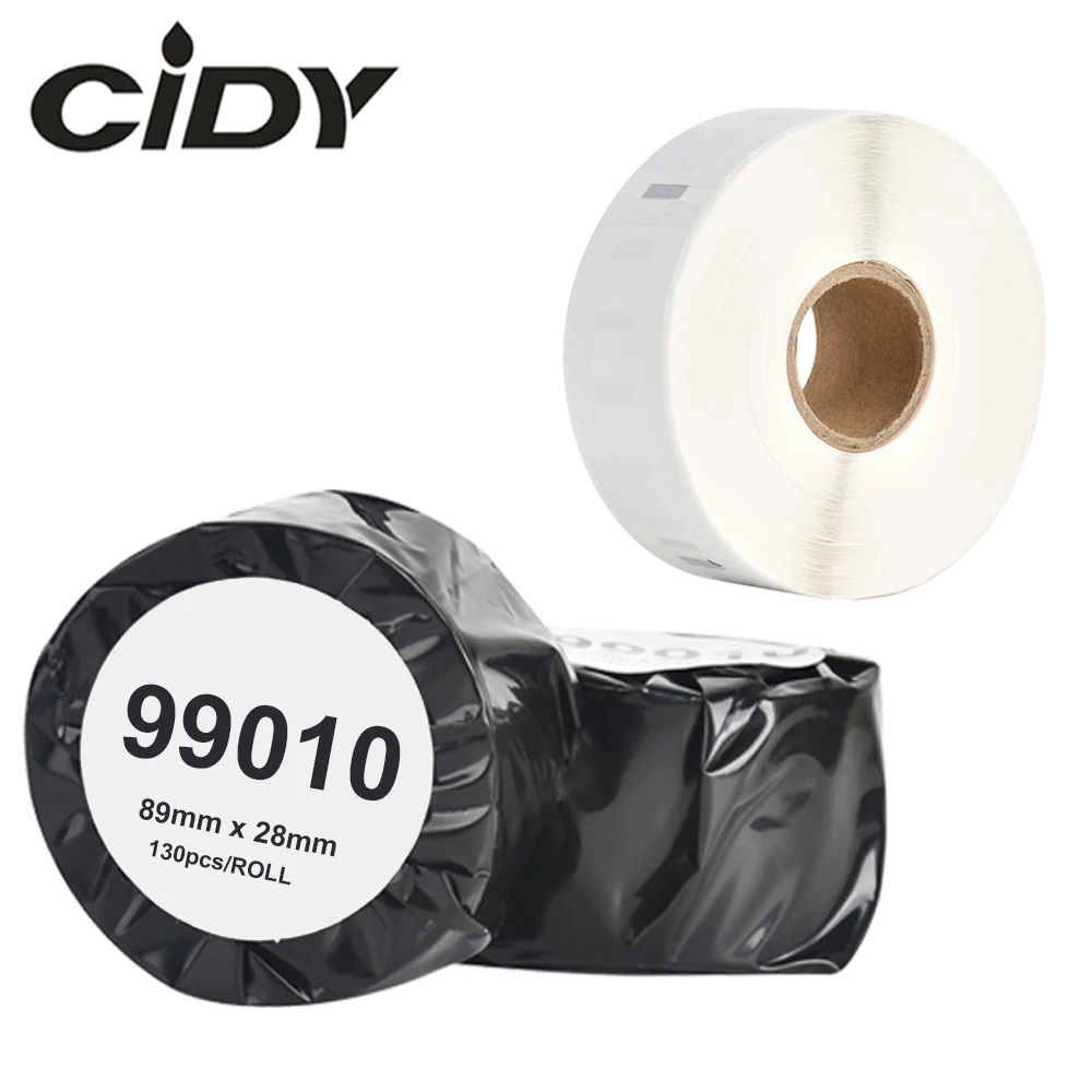 CIDY 1 рулон Dymo совместимая этикетка LW 99010 28 мм * 89 130 ярлыков для LabelWriter 400 450