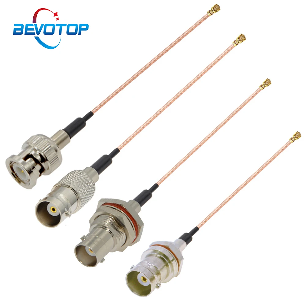 BEVOTOP 10 шт. BNC к uFL IPX IPEX IPEX-1 Женский Разъем RG178 ОТРЕЗОК кабеля Mini PCI WIFI WLAN антенный
