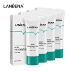 LANBENA Acne Repair гель, крем для лица, удаление повреждений, мягкий ремонт, античувствительная Сыворотка для лица, лечение акне, уход за кожей, 4 шт.