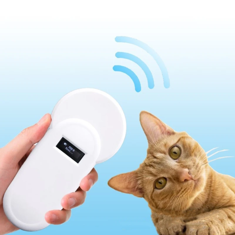 Durable Animal ID Microchip Reader Scanner Reading Distance 15cm 450mAh Battery USB Rechargeable for Tracking | Безопасность и