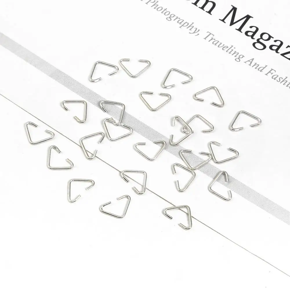 Соединительные кольца с треугольными петлями для ювелирных изделий 6 х10 мм 100 шт. |