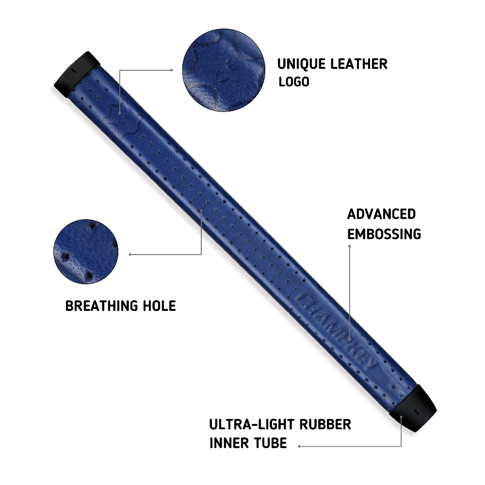 NEW Champkey Real Sheep Leather Golf Putter Grips Midsize 7 Colors Handmade Club | Спорт и развлечения