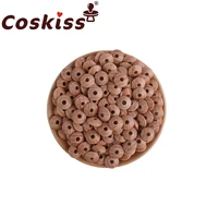 coskiss beech wooden abacus beads natural wood bead for diy nursing pacifier teether clips diy pacifier chain accessories
