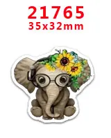 PR-21765 Наборы для творчества Герой мультфильма с плоской задней частью Плоские наклейки 30 штук. PR-21028-21799 - Цвет: PR-21765