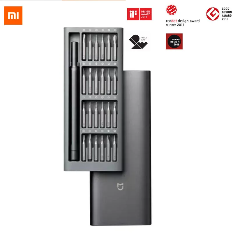 Набор отверток 24 в 1 Xiaomi Mijia комплект прецизионных магнитных насадок 60HRC для