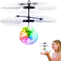 z4 electric rc flying ball luminous kid flight balls infrared induction aircraft remote control toys flash led light plane toys