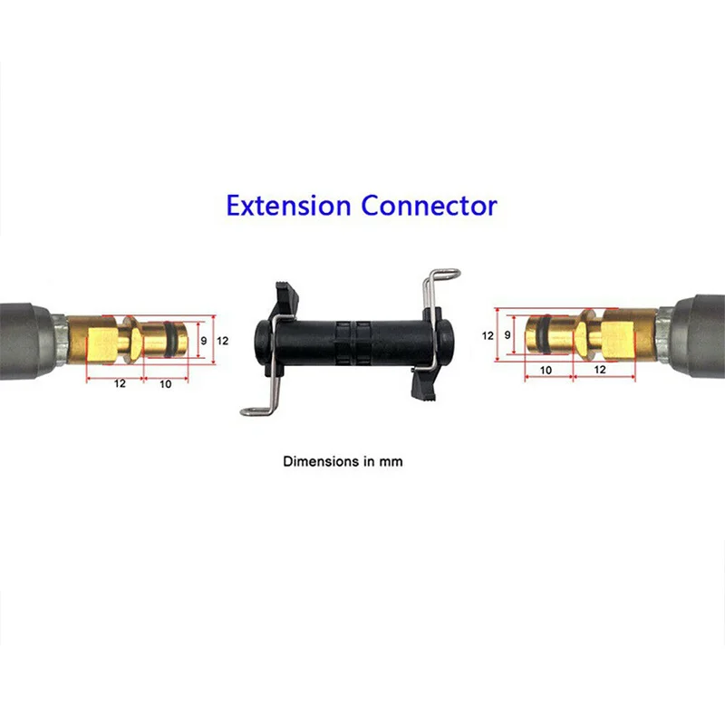 

Spare Water Cleaning Hose Car Wash Extension Connector High Pressure for Karcher K Series E7