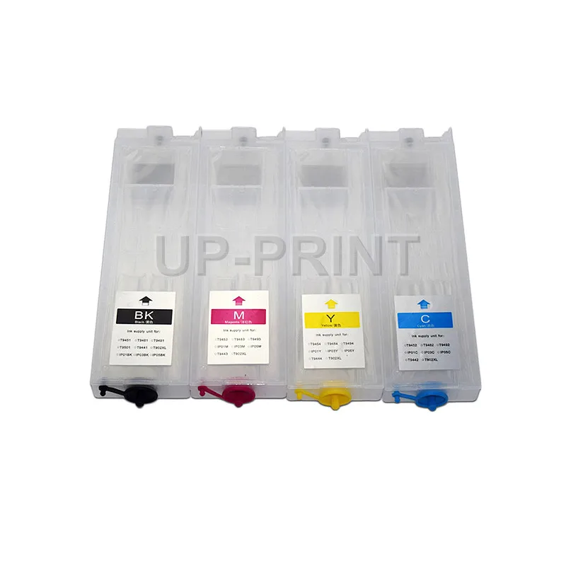 1set with chip UP 1setT944 T945 T946 перезаправляемый картридж совместимый для Epson WF-C5290 WF-C5790 WF-C5210 WF-C5710 принтер с чипом - Цвет: 1set with chip