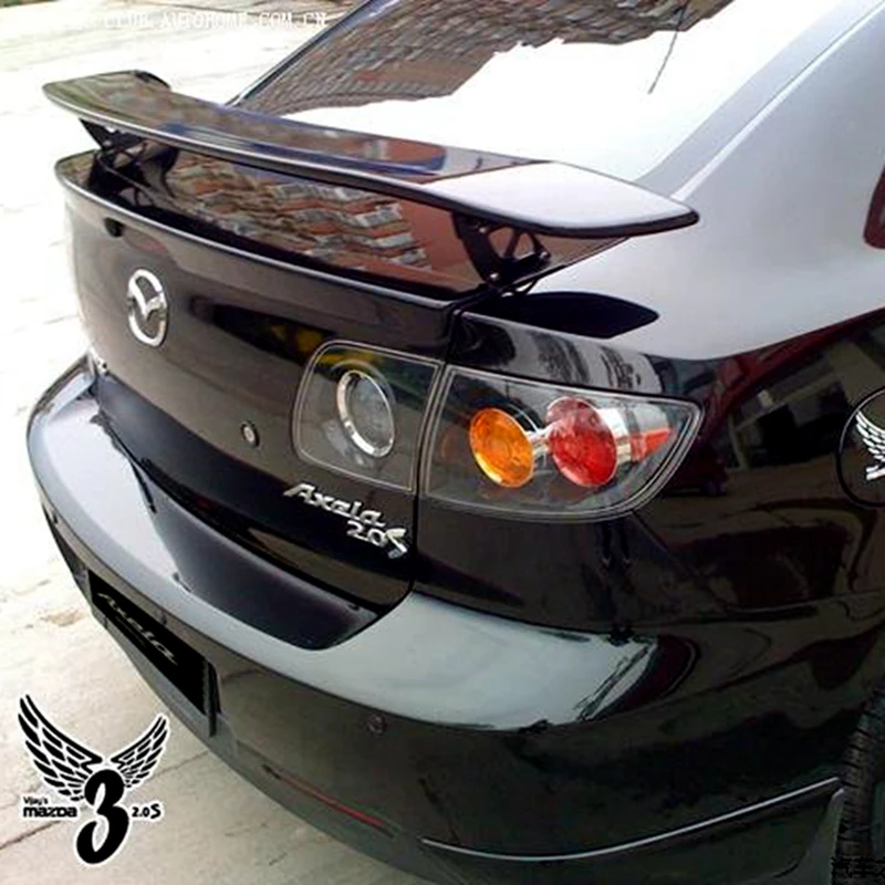 Спойлер для Mazda 3 RX8 2006 2013 спойлер высокого качества ABS Материал автомобильное