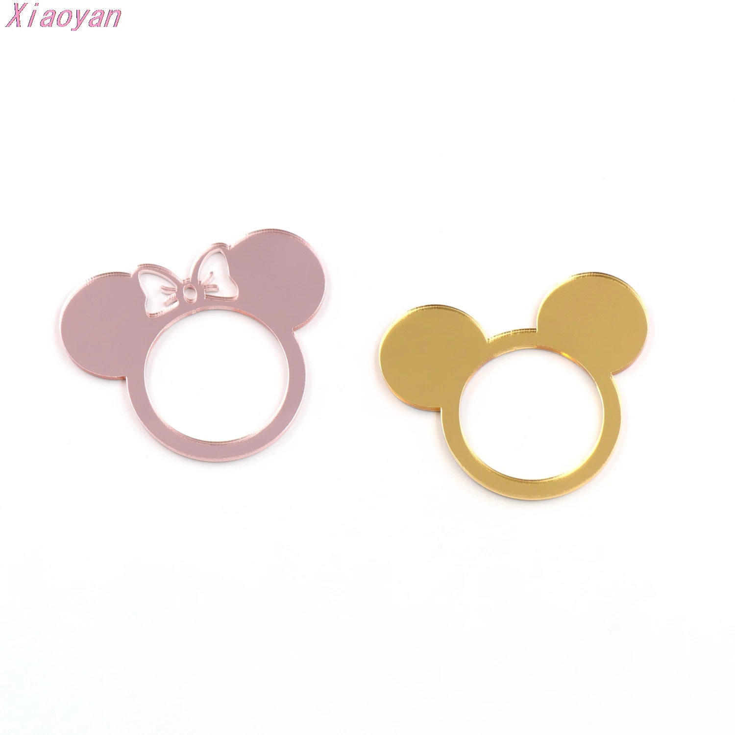 

5 шт., зеркальные Акриловые Кольца для салфеток