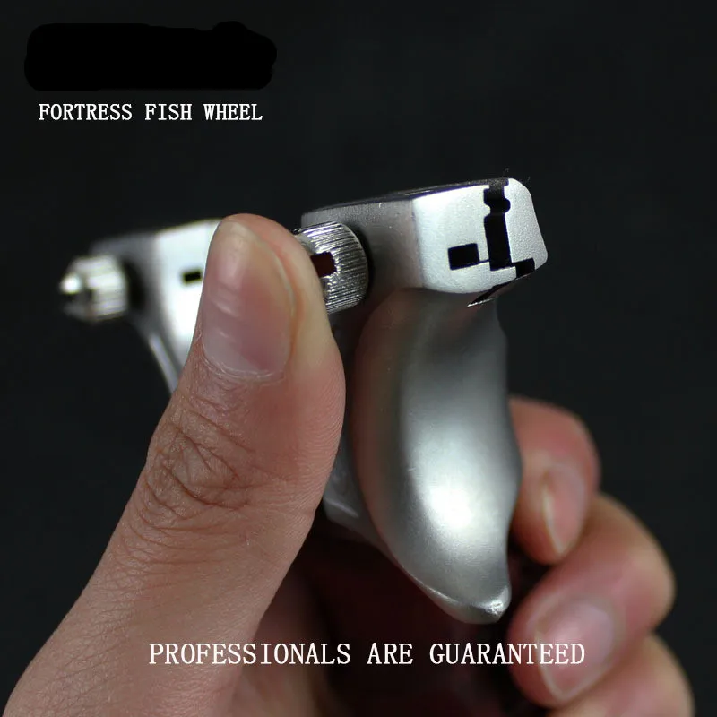 Рогатка для охоты из нержавеющей стали с деревянной ручкой плоской резиновой