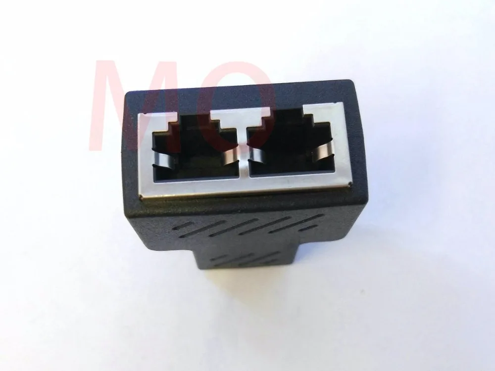 Billig 200 Stücke Kupfer Core 1 Zu 2 RJ45 Stecker Netzwerk Kabel Splitter Extender Stecker Neue
