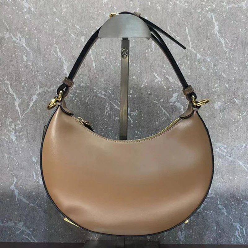 

2022 early spring new crescent bag simple atmosphere pure color all-match fashionable ladies bag unique design handbag shoulder