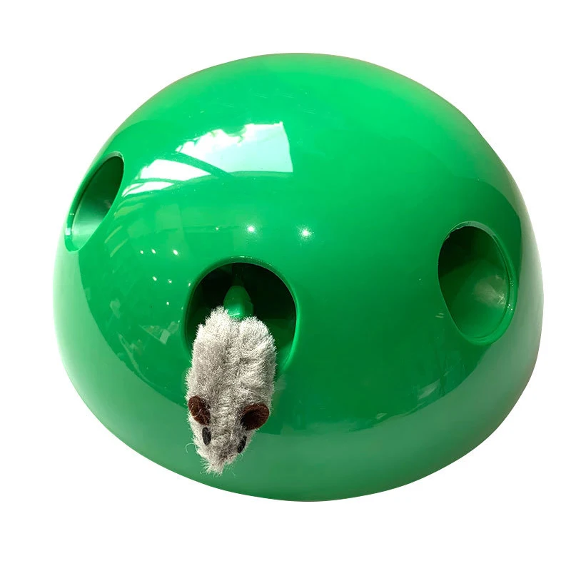 Кошачья Дразнилка игрушка пищалка искусственная мышь нескользящая кошачья