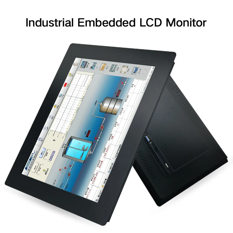 

Toponetech 10 12 15 17 19 inch industrial lcd monitor 21.5 22 led 21 panel mount with a cheap price
