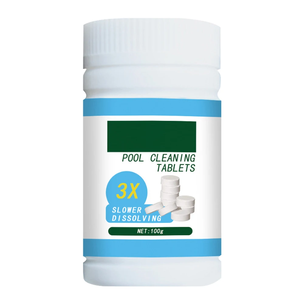 100 шт таблетки плавательный бассейн Чистящие Таблетки открытый - Цена: 520,83 руб.