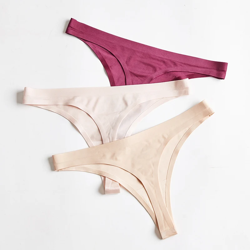 Женские нижним бельём Seamless Ice Silk трусы женские пикантные босоножки на Т образные