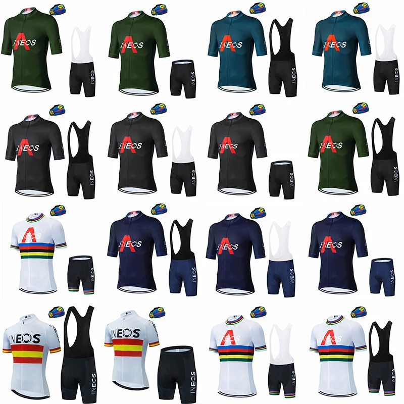 

2021 INEOS Breathable Unisex Red Cycling Jersey Summer Anti-Pilling Eco-Friendly Bike Clothing Top Road Team Bicycle shirt
