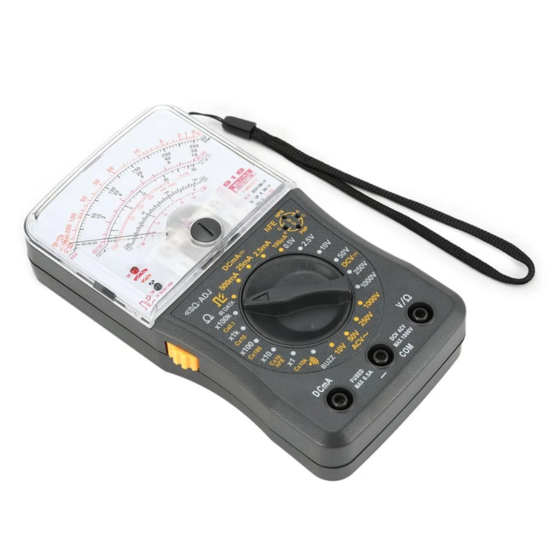 Высокоточный мини портативный аналоговый мультиметр AC/DC Вольтметр Амперметр