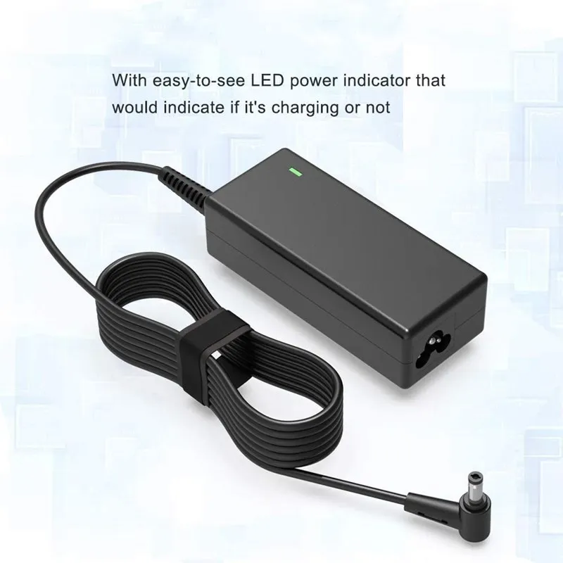 

90W AC Charger for Asus K45N K45V K45VD K46CA K46CB K46CM Laptop Power Supply Adapter Cord