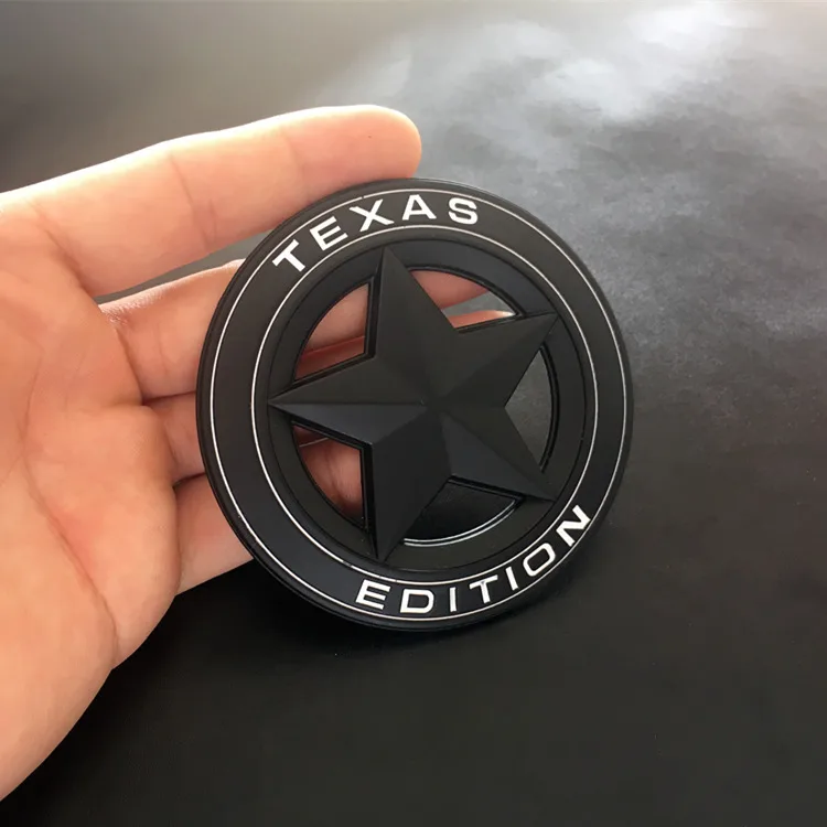 1 шт., 3D металлическая эмблема «Texas Edition», щит, пентаграмма, эмблема, значок, автомобильный крыло, наклейка на боковой корпус для Wrangler Liberty Grand, автомобильный Стайлинг