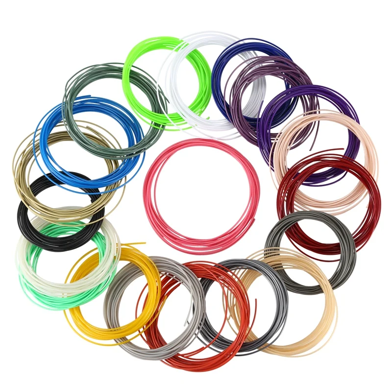 NEW-3D Printer Filament 1.75mm PLA Pcs of 20 Different Colors Diameter Each Color 16 Feet Total 328 | Компьютеры и офис