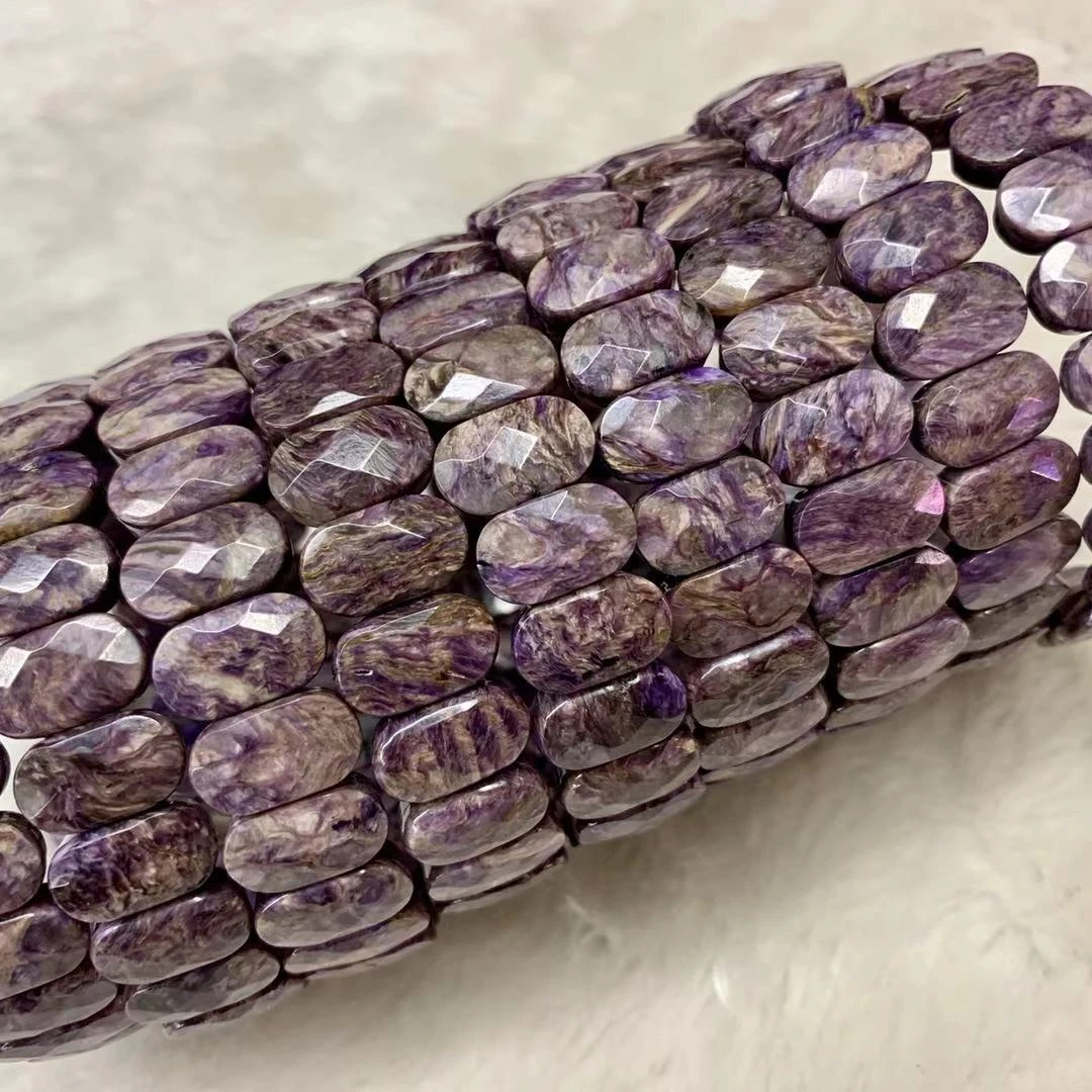 Натуральный Чароит камень бусы браслет с природными камнями сделай сам