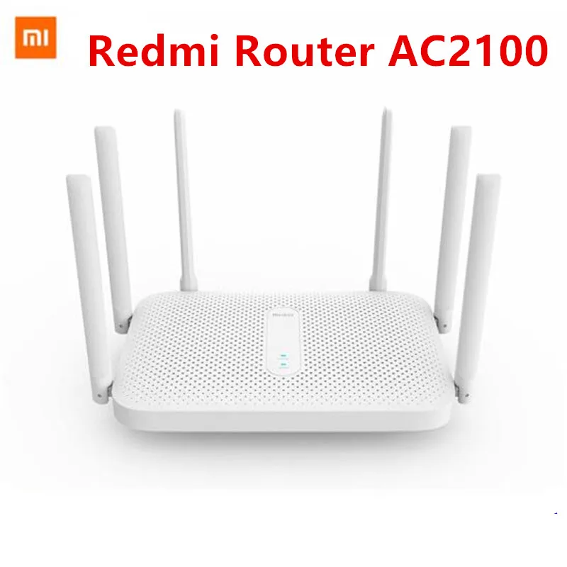 Xiaomi Redmi AC2100 беспроводной маршрутизатор 2 4 г/5G двухчастотный Wifi 128 Мб оперативной