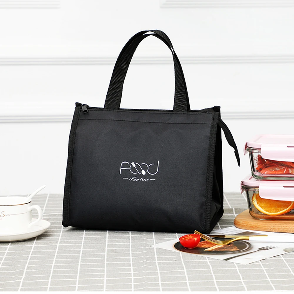 

High Quality Lunch Bag For Women Cooler Portable Hand Zip Food Bags Waterproof Picnic Travel Breakfast Lunch Thermo Bag