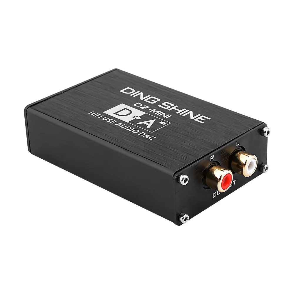Aiyima-placa de Som Decodificador para Música Amplificador de Som Alta Fidelidade Saída Rca Home Theater Usb 32bit 384khz