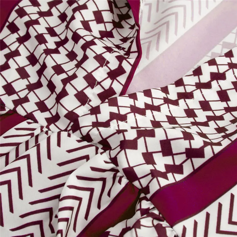 Новое модное женское повседневное осеннее платье 2019 лоскутное три четверти