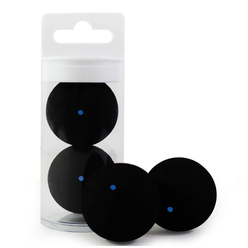 2 шт./упаковка резиновые мячи для сквоша в одну синюю точку тренировочные