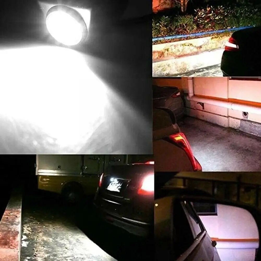 

LED Reverse Light Car Backup Lamp Made With 6 Pcs Super 3020 High LED Camera Chips Enhance Backup Rear-view Illumination Gr R3P7