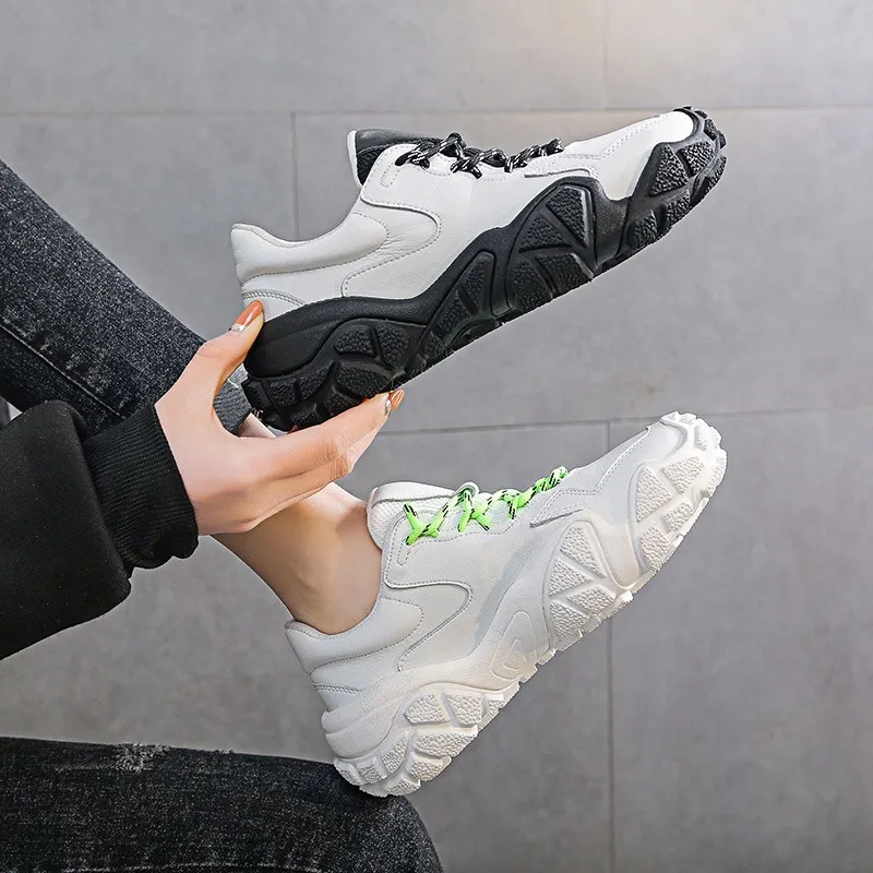 Women's sneakers spring new Low-top non-slip wear-resistant soft bottom casual lightweight platform walking women's shoes U27-10 | Обувь