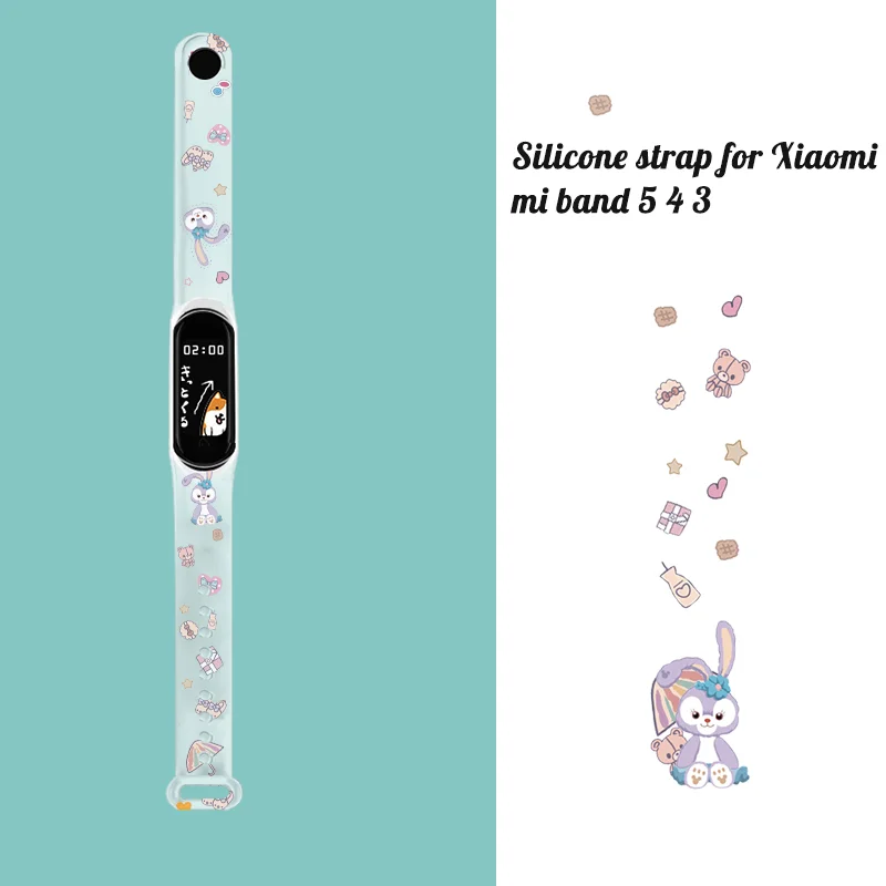 

Glacier transparent Strap For Xiaomi mi Band 6 5 4 3 Bracelet for Amazfit band 5 Wristband for mi band 5 4 Replacement Strap