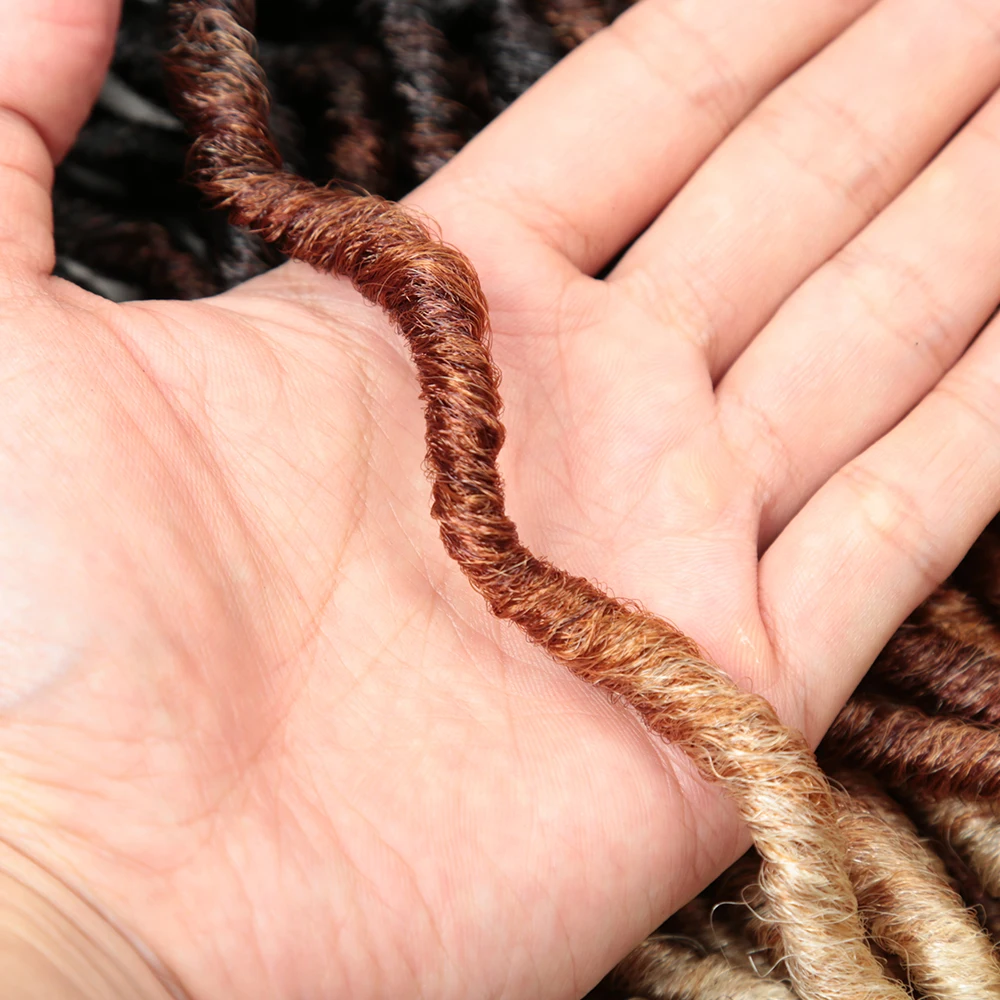 12 дюймов богиня искусственные локоны в стиле Crochet волосы синтетика затененные