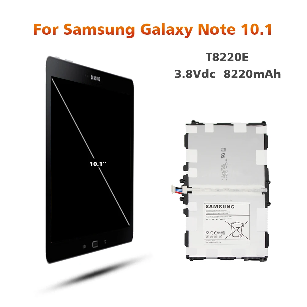 Аккумулятор для samsung T8220E 8220 мАч для samsung Galaxy Tab Pro 10," P600 P601 P605 P607 SM-T520 SM-T525