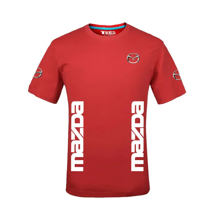 

2020NEW Men Summer solid colour Mazda T-Shirt for man and woman cotton T shirts Short Sleeve Casual Tops