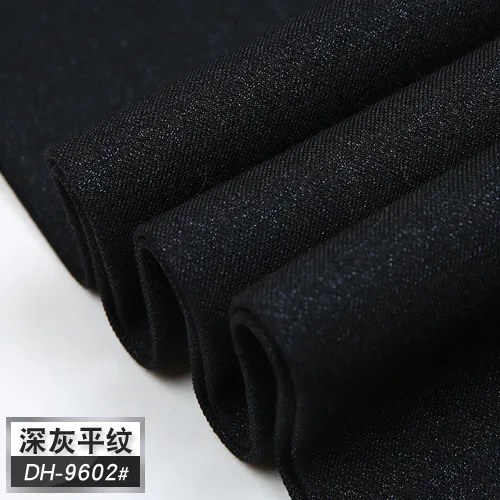 9602 dark grey Высококачественные модные утепленные мужские брюки классические деловые повседневные Прямые брюки свободный костюм брюки с высокой талией мужские брюки - Цвет: 9602 dark grey
