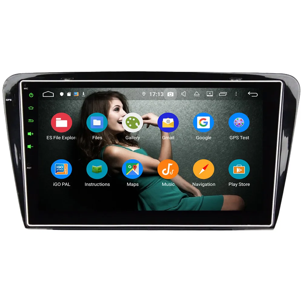 Klyde 10," ips 4G Android 9,0 Восьмиядерный 4 Гб ОЗУ 64 Гб ПЗУ DSP BT автомобильный DVD мультимедийный плеер радио для Skoda Octavia A7