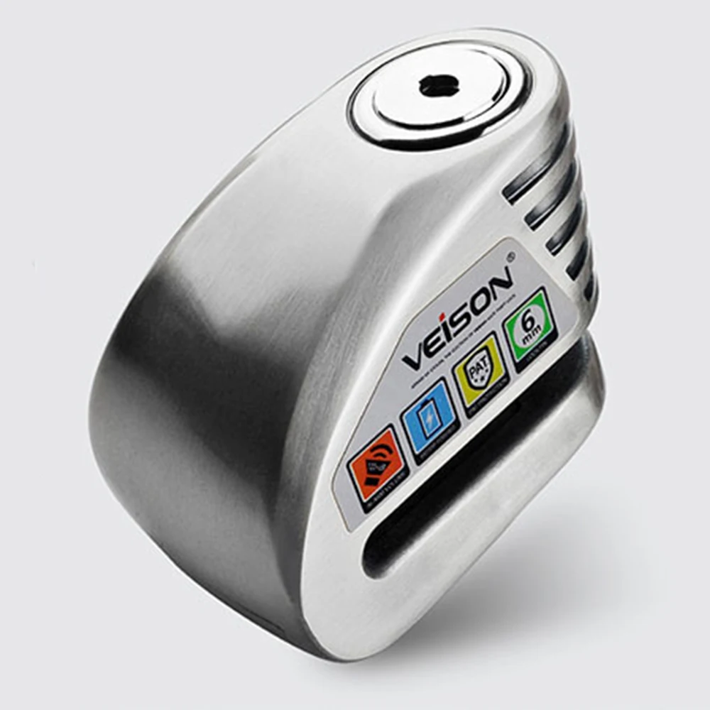 VEISON 130 дБ мотоциклетный замок водонепроницаемая мотоциклетная сигнализация