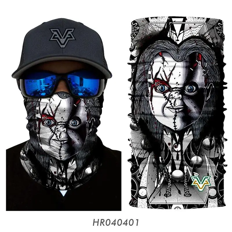 Бесшовная Магическая маска вампира 3D на Хэллоуин Рождественская для лица