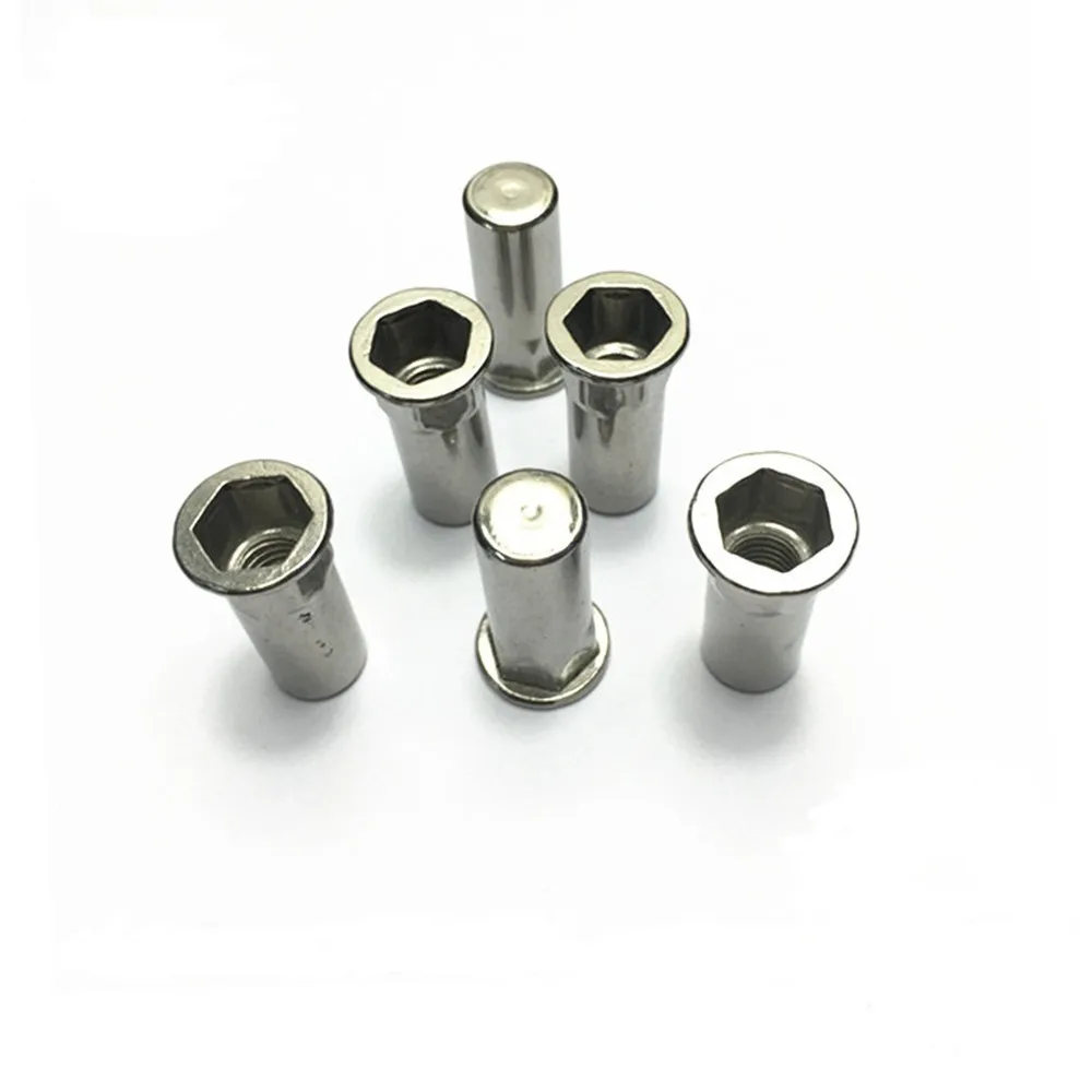 Плоская Круглая головка M4/M5/M6/M8/M10/M12 полушестигранная заглушка гайка вставляемые