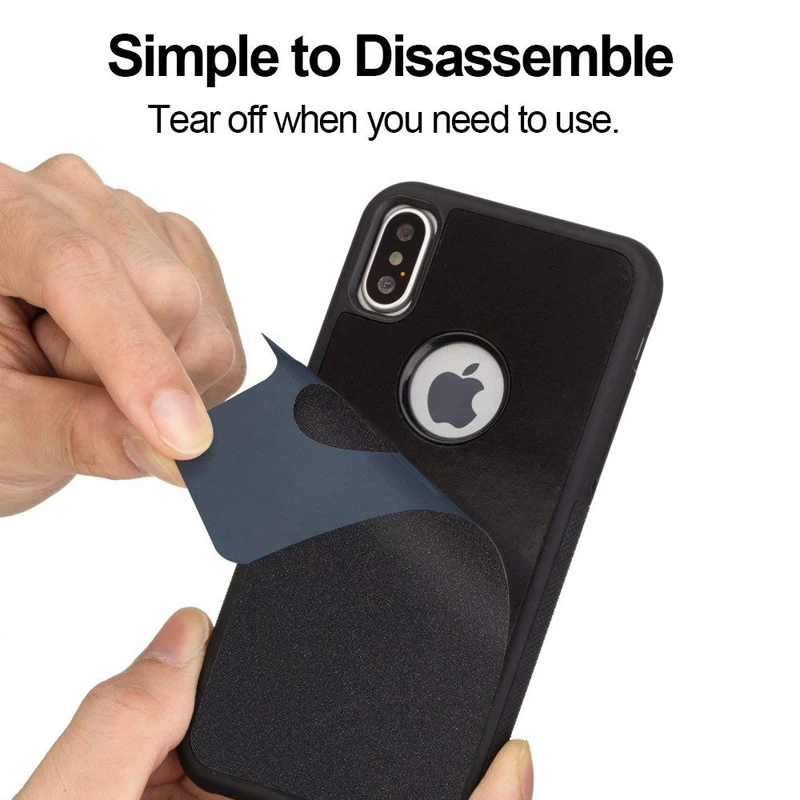 Anti Gravity Phone Bag Case For iPhone 11 Pro XS R X 8 7 6S 6 12 S9 13 Note 9 8 TPU Magical Nano Suction Cover Adsorbed Car Case