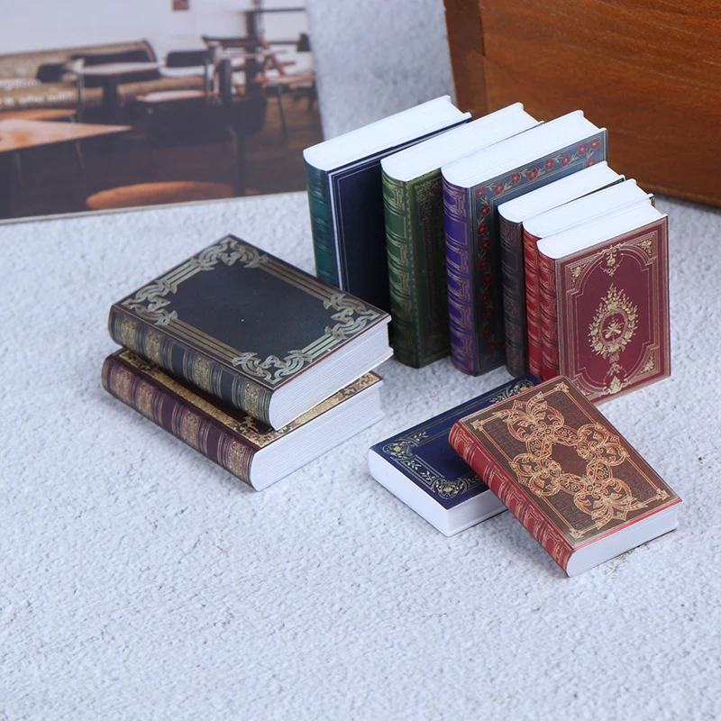 

Wholesale 1/12 Miniature Scene Model Dollhouse Accessories Mini Book Paper Notebook Children Toys Birthday Gifts Accessories 1PC