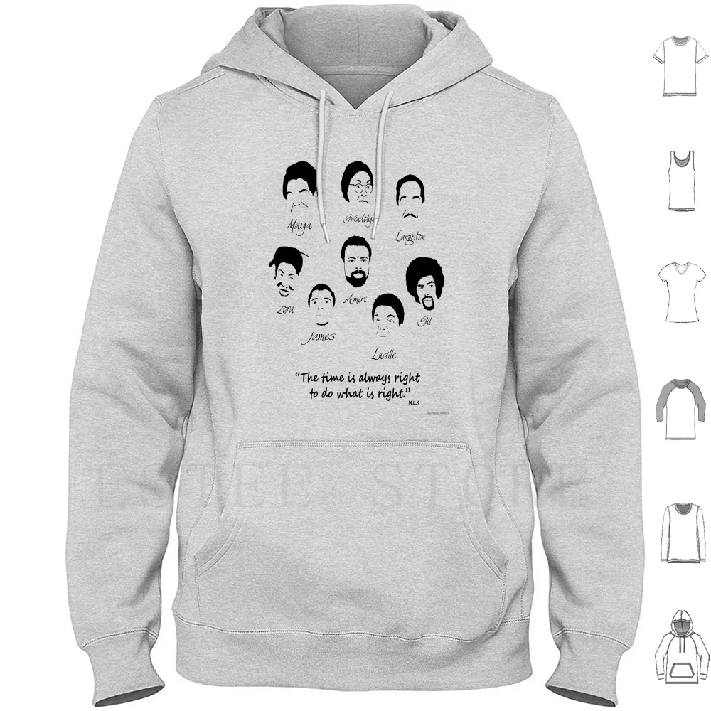 Афроамериканские толстовки с капюшоном длинным рукавом майя Анжелу лангстон